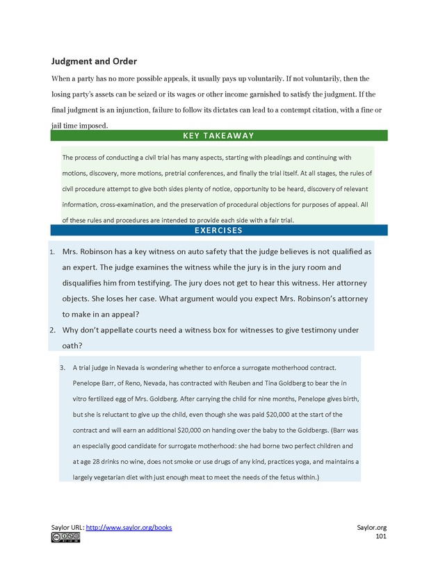 Business Law and the Legal Environment - Page 101